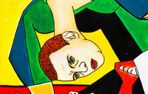 Véged van Kicsi! – Menczer Tamás legyőzi a Sátánt drMáriás új festményén