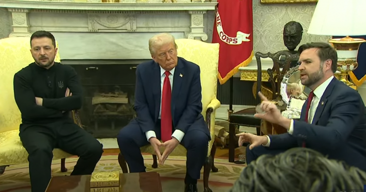 Trump és Vance nekiugrott Zelenszkijnek a Fehér Házban 