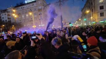 Három embert bevittek a Margit hídi tüntetésről