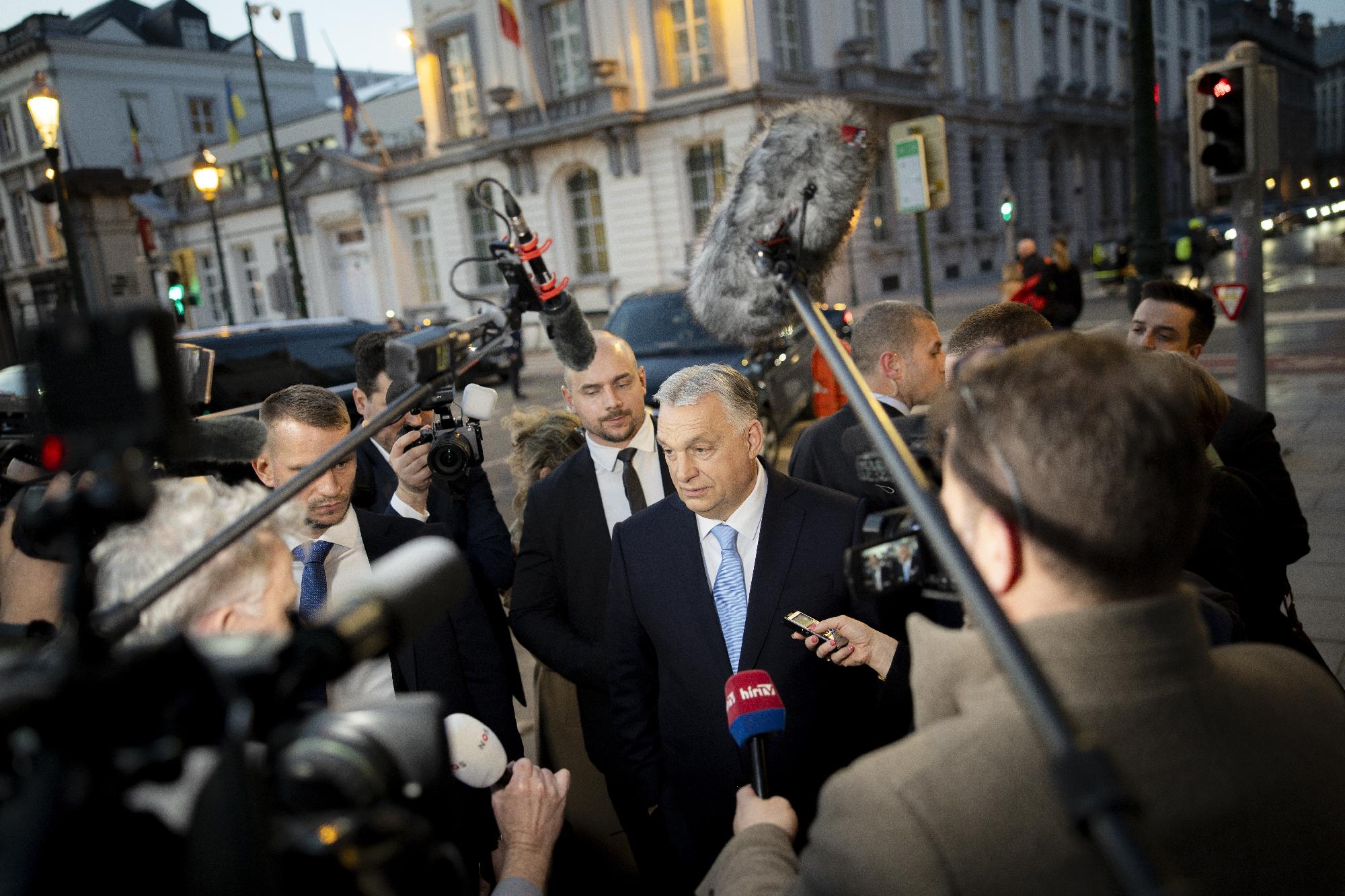 Orbán Viktor Brüsszelben a Patrióták Európáért pártcsopo