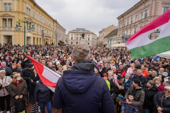 Magyar Péter Szegeden: A cél a kétharmad