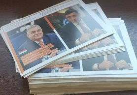 Orbán arcképével népszerűsíti magát a magyargyűlölő román elnökjelölt 