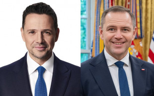 Az exit pollok szerint rendkívül szoros a lengyel elnökválasztás, 50,3 százalékra mérik a liberális jelöltet