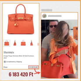 Újabb pazar táskákat talált Matolcsy Ádám nejénél Hadházy Ákos