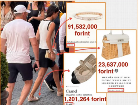 91 milliós karkötőben flangált Rogán Barbara Caprin