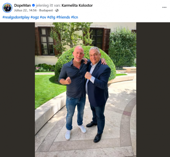 Magyar Péter szerint Dopeman, 