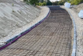 Fűtőszálat tettek hatvanpusztai park útja alá, hogy ne kelljen havat lapátolni 