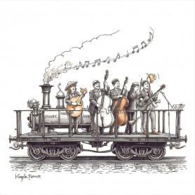 Vonatos zenék hétvégéje a Zebrádióban