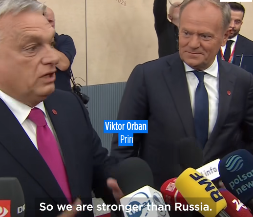 Az EU erősebb, mint Oroszország – nyilatkozta Orbán az európai uniós csúcs előtt 