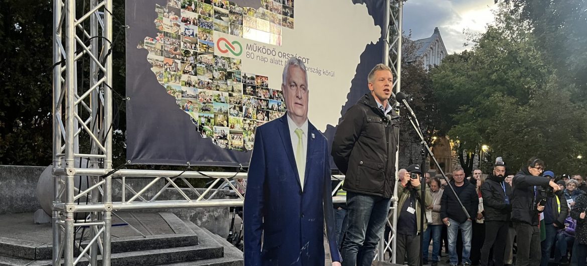 Magyar Péter Pécsett