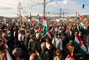 A Békemenet résztvevőinek 81 százaléka nagyon elégedett a magyarországi demokrácia állapotával