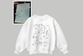 Pulóverre nyomtatta Orbán fura rajzát a Kutyapárt 