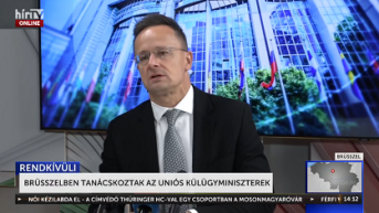 Szijjártó szerint az idő nem Ukrajnának dolgozik