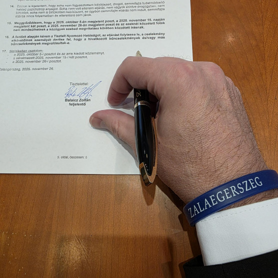 Feljelentette Hadházyt a zalaegerszegi polgármester