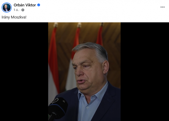 Orbán elrepült Moszkvába