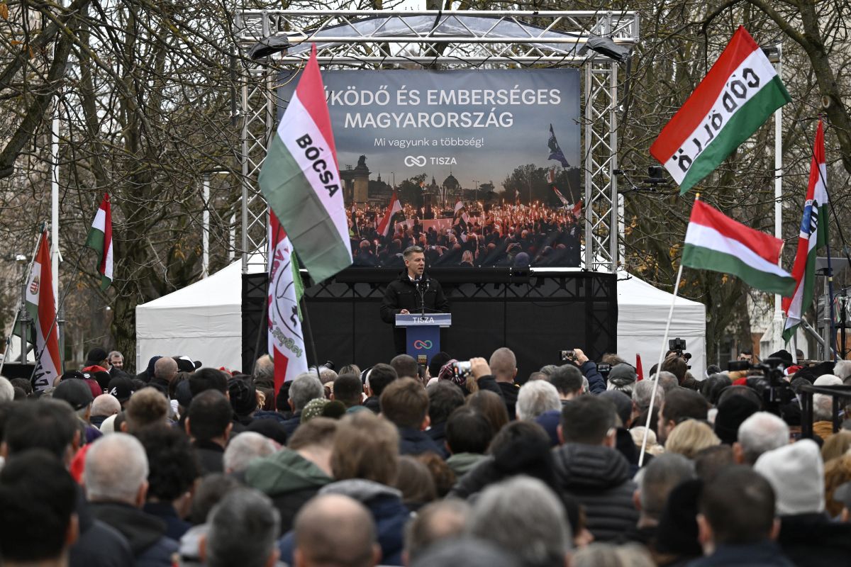 A Tisza Párt rendezvénye Kecskeméten