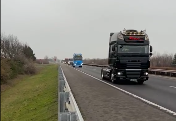 A Tisza kiáll a tüntető kamionosok mellett