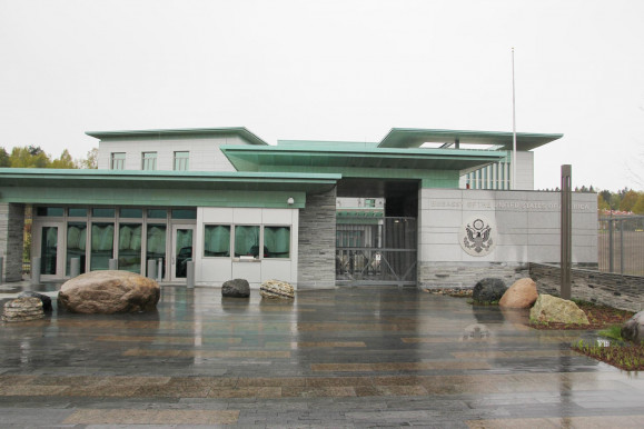 Robbanás volt az Egyesült Államok oslói nagykövetségénél