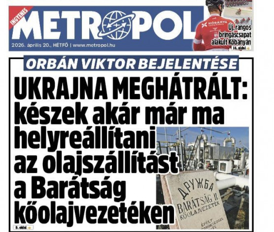 Felfüggeszti a Metropol kiadását a NER-es Mediaworks