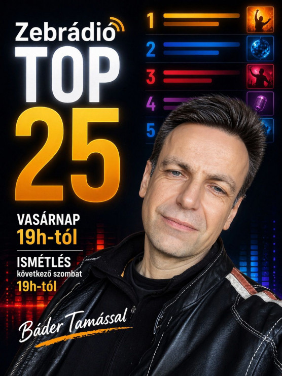 TOP 25 – Zebrádió-slágerlista!