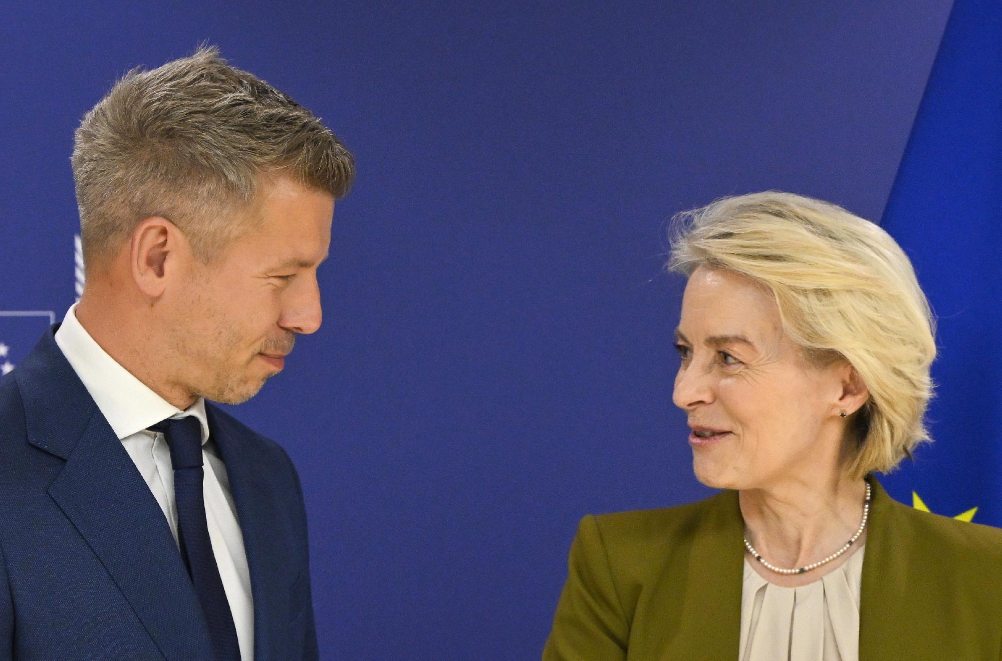 Magyar Péter Brüsszelben