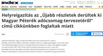 Az Index visszafizeti - Dési János jegyzete