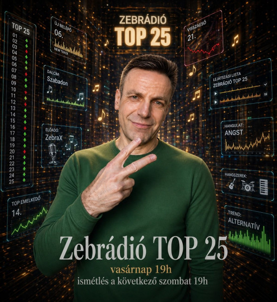 TOP 25 – Zebrádió-slágerlista!