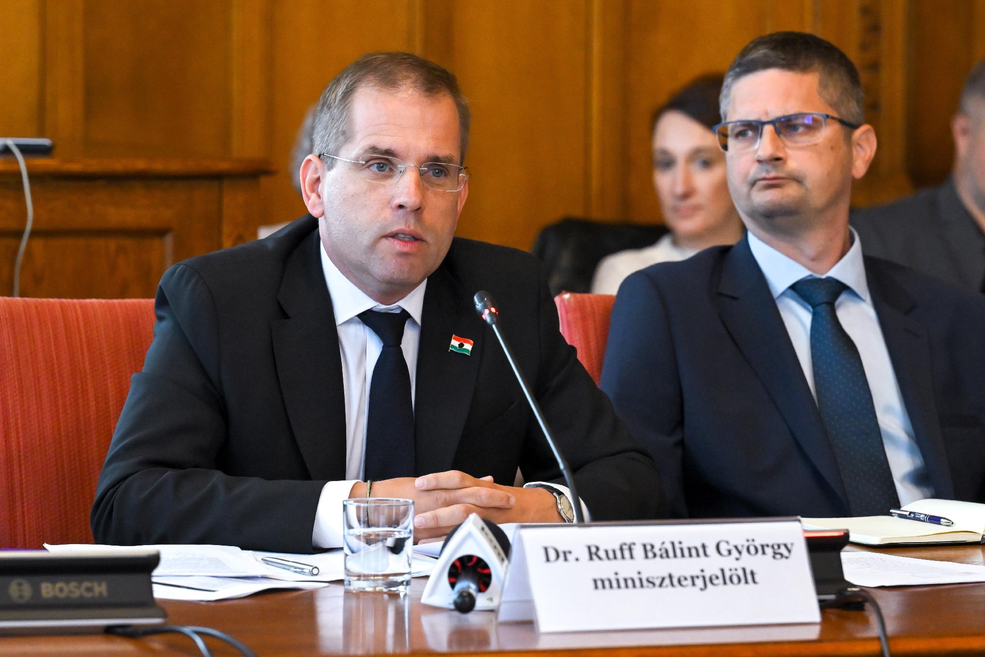 Miniszterjelöltek bizottsági meghallgatása - Ruff Bálint