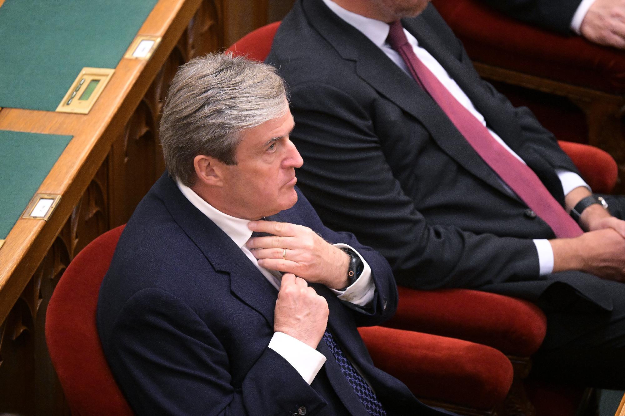 Az Országgyűlés plenáris ülése - A Tisza-kormány miniszte
