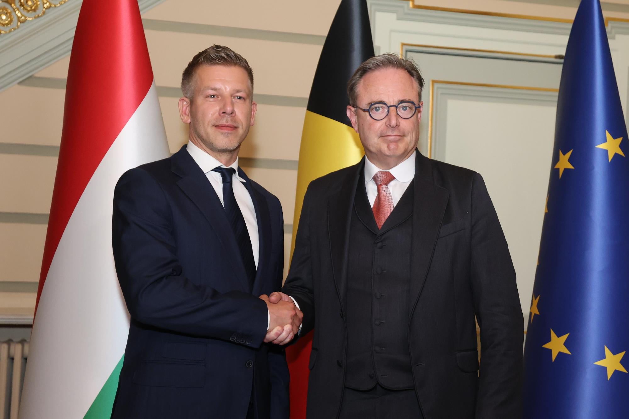 Magyar Péter Brüsszelben