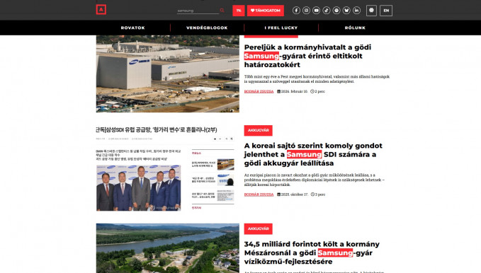 Telex: Az Átlátszó ellehetetlenítését várta a Samsung a kormánytól