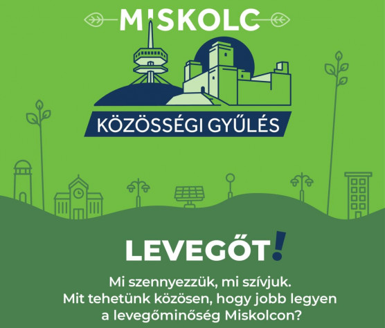 Közösségi gyűlés: mit tehetnek a jó levegőért a miskolciak?