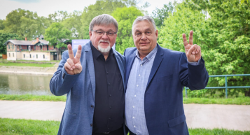 A magtári igehintés után Győrbe ment kávézni Orbán