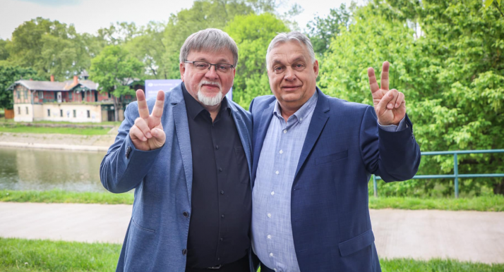  A magtári igehintés után Győrbe ment kávézni Orbán