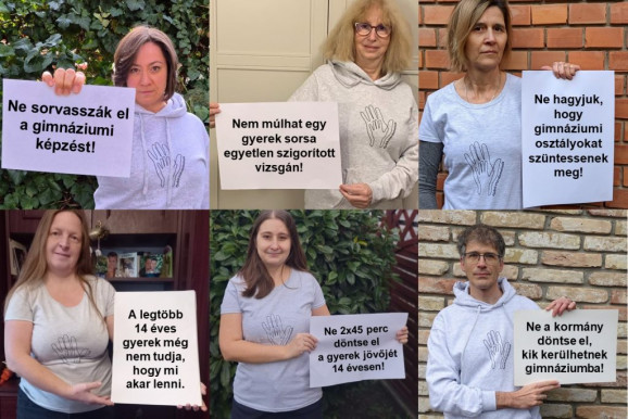 A gimnáziumok elsorvasztása ellen tiltakozik a Szülői Hang