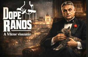 Keresztapaként ábrázolta magát Orbán