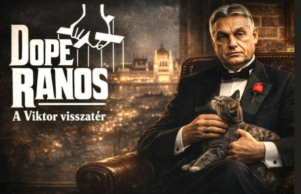 Keresztapaként ábrázolta magát Orbán