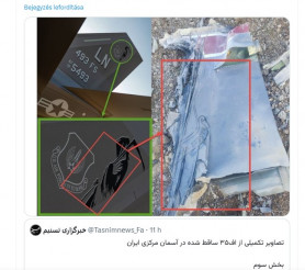 Irán lelőtt egy amerikai repülőt