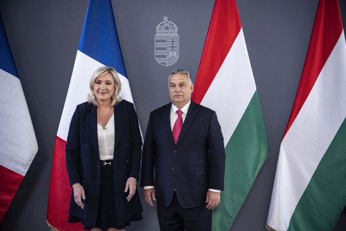 Orbán Viktor fogadta Marine Le Pent