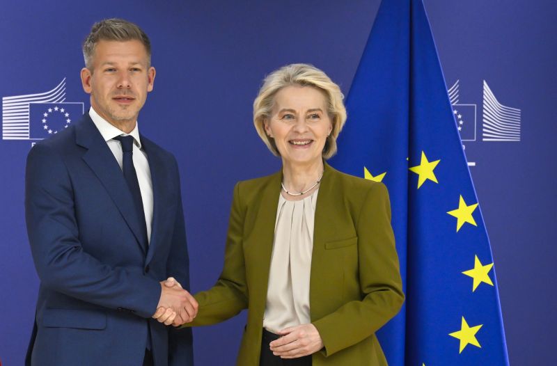 Magyar Péter Brüsszelben