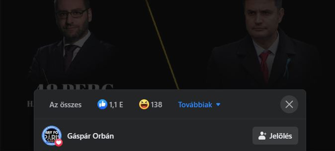 Orbán fia is lájkolta a közmédiát gyakorlatilag lepropagandistázó jobboldali újságíró posztját