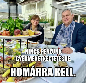 Fekete-Győr beszólt Orbánnak: Nincs pénzük gyerekétkeztetésre - homárra kell