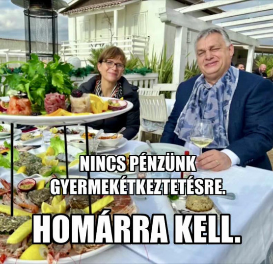 Fekete-Győr beszólt Orbánnak: Nincs pénzük gyerekétkeztetésre - homárra kell