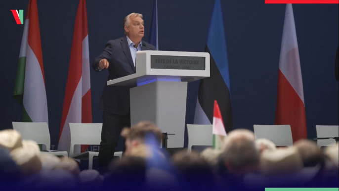 Orbán a Patriótáknál: Brüsszel vért hányt, fenyegetőzik és zsarol