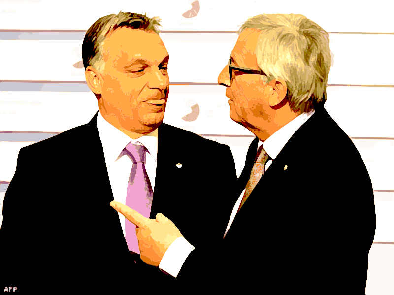 Orbán, Juncker