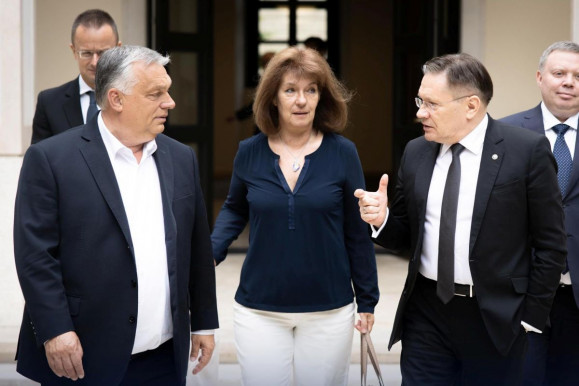 Orbán a Karmelitában fogadta a Roszatom vezetőjét