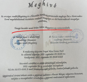 Havasi hírlapi kacsának nevezte, hogy Orbán elmenne a határvadászok eskütételére, az alpolgármester kitette a meghívót