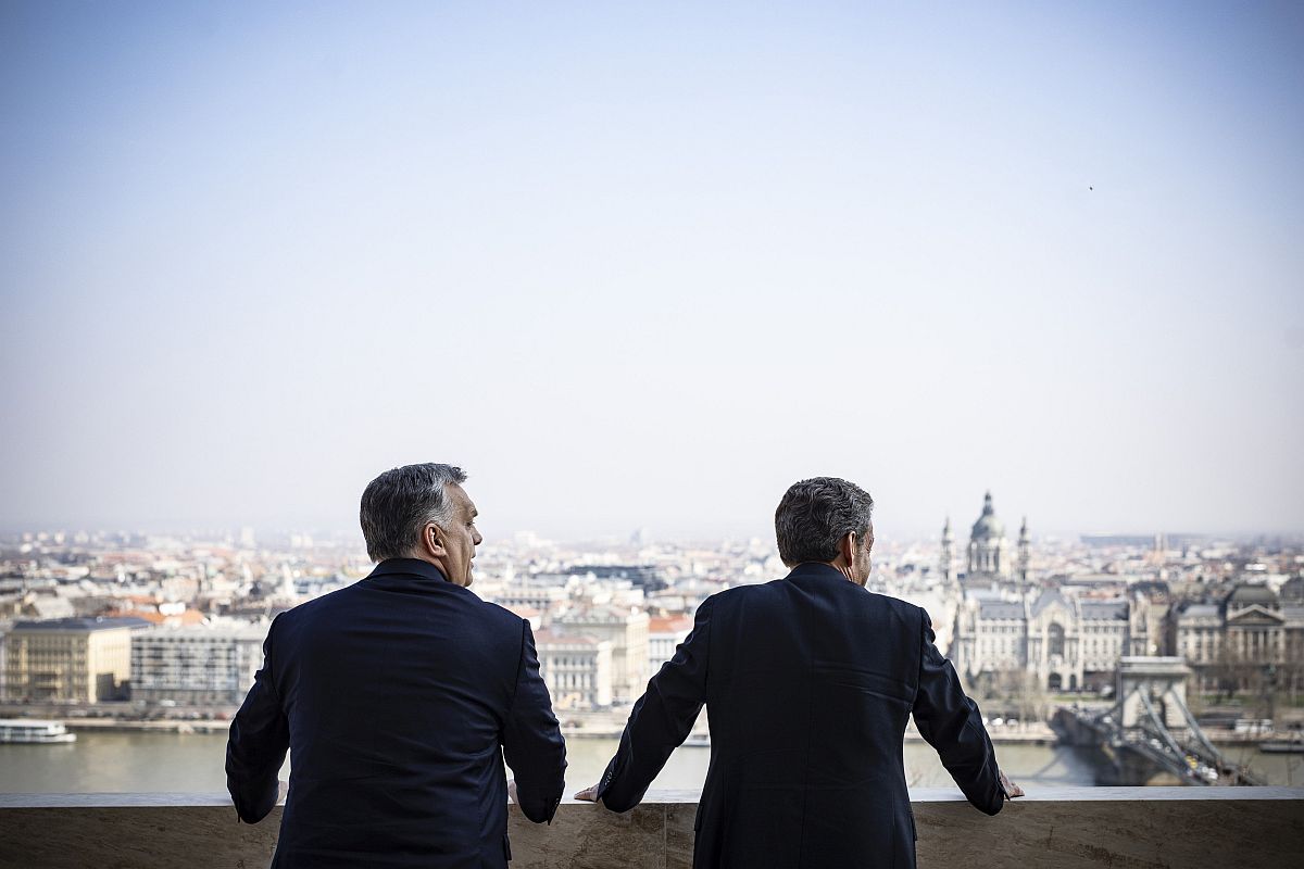 Orbán Viktor fogadta Nicolas Sarkozy korábbi francia köztár