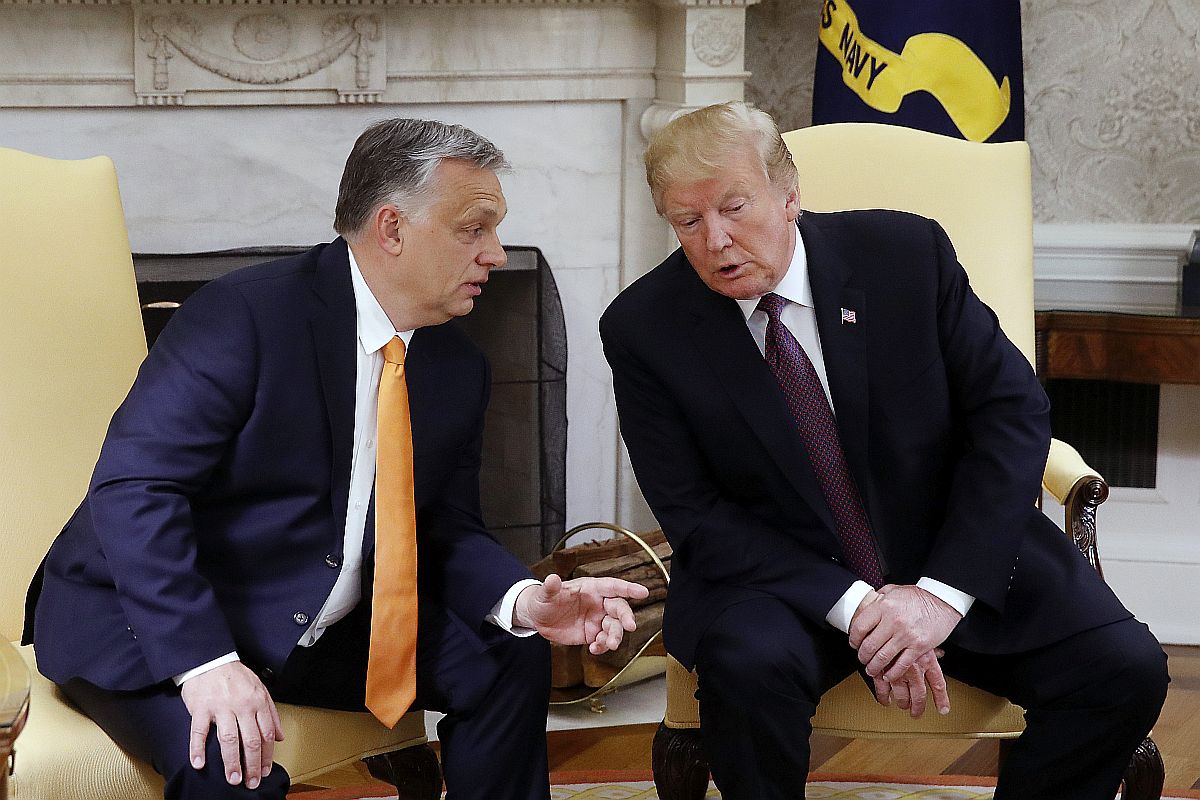 Donald Trump és Orbán Viktor találkozója Washingtonban