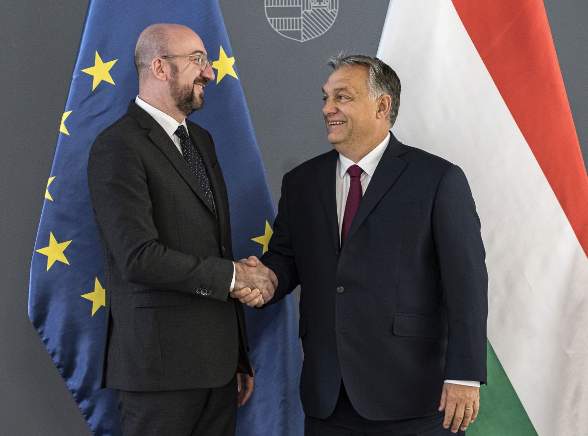 Orbán Viktor fogadta Charles Michelt, az Európai Tanács megv?